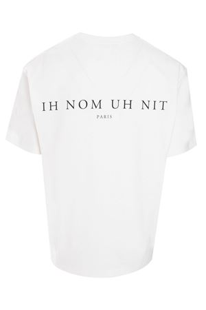 White cotton Mask-print T-shirt IH NOM UH NIT | NUW24270081